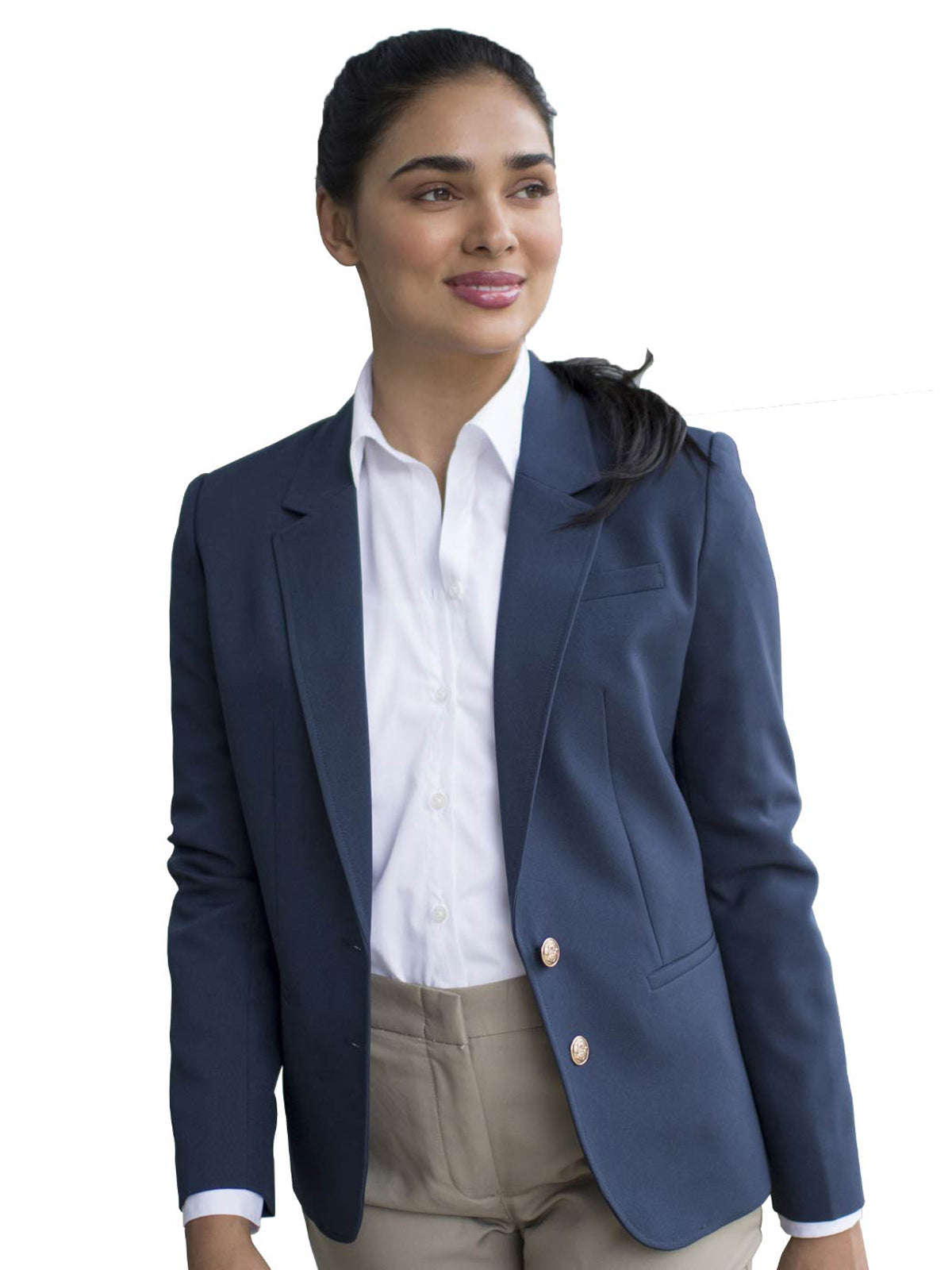 Women's Washable Blazer - 6505 - True Navy