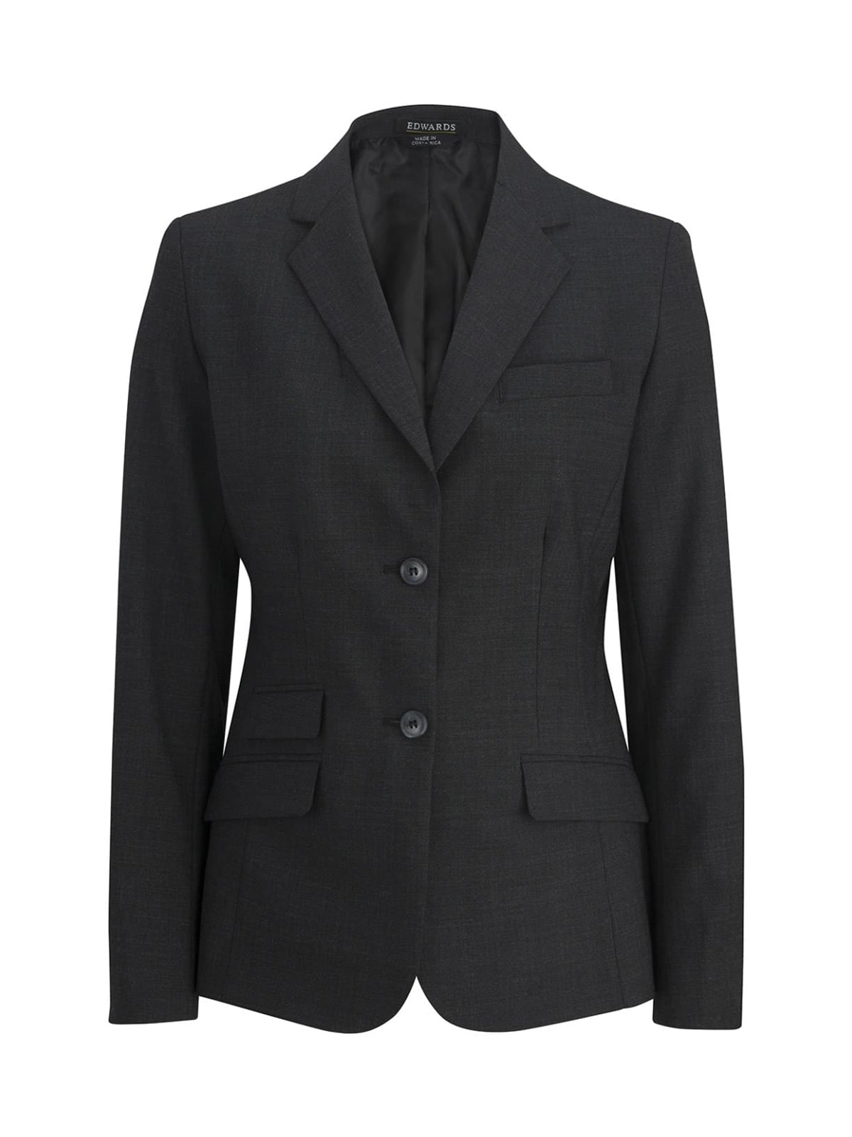 Women's 7-Pocket Russel Suit Coat - 6535 - Charcoal Marl