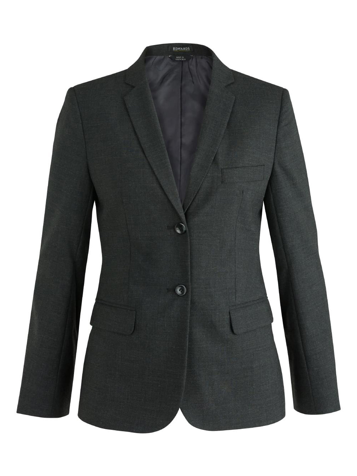 Women's Four-Pocket Signature Suit Coat - 6633 - Charcoal