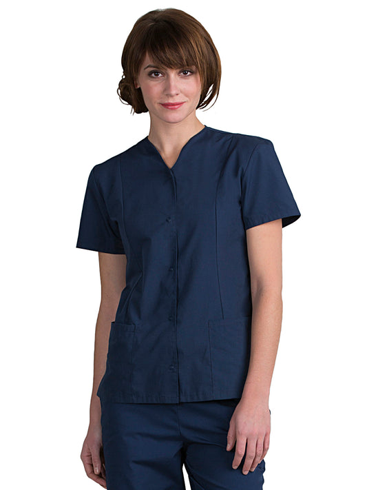 Women's Snap-Front Smock Shirt