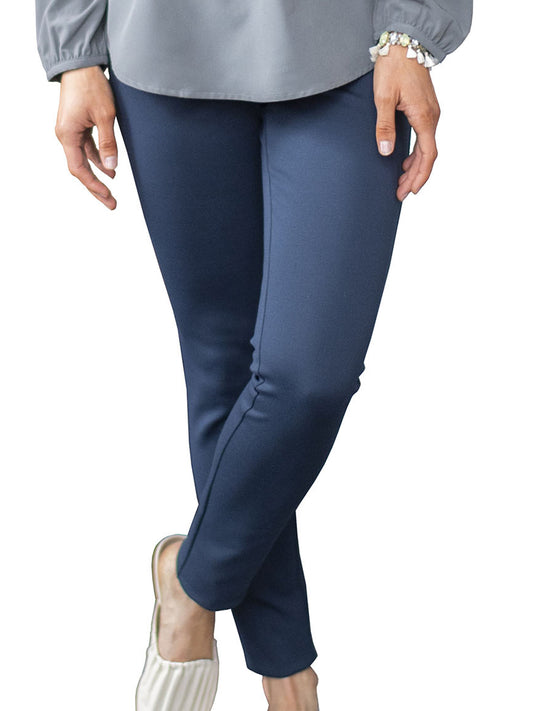 Women's Four-Pocket Ponte Knit Pant - 8571 - Navy