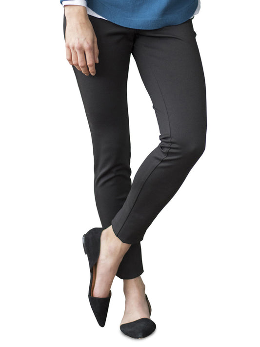 Women's Four-Pocket Ponte Knit Pant - 8571 - Black