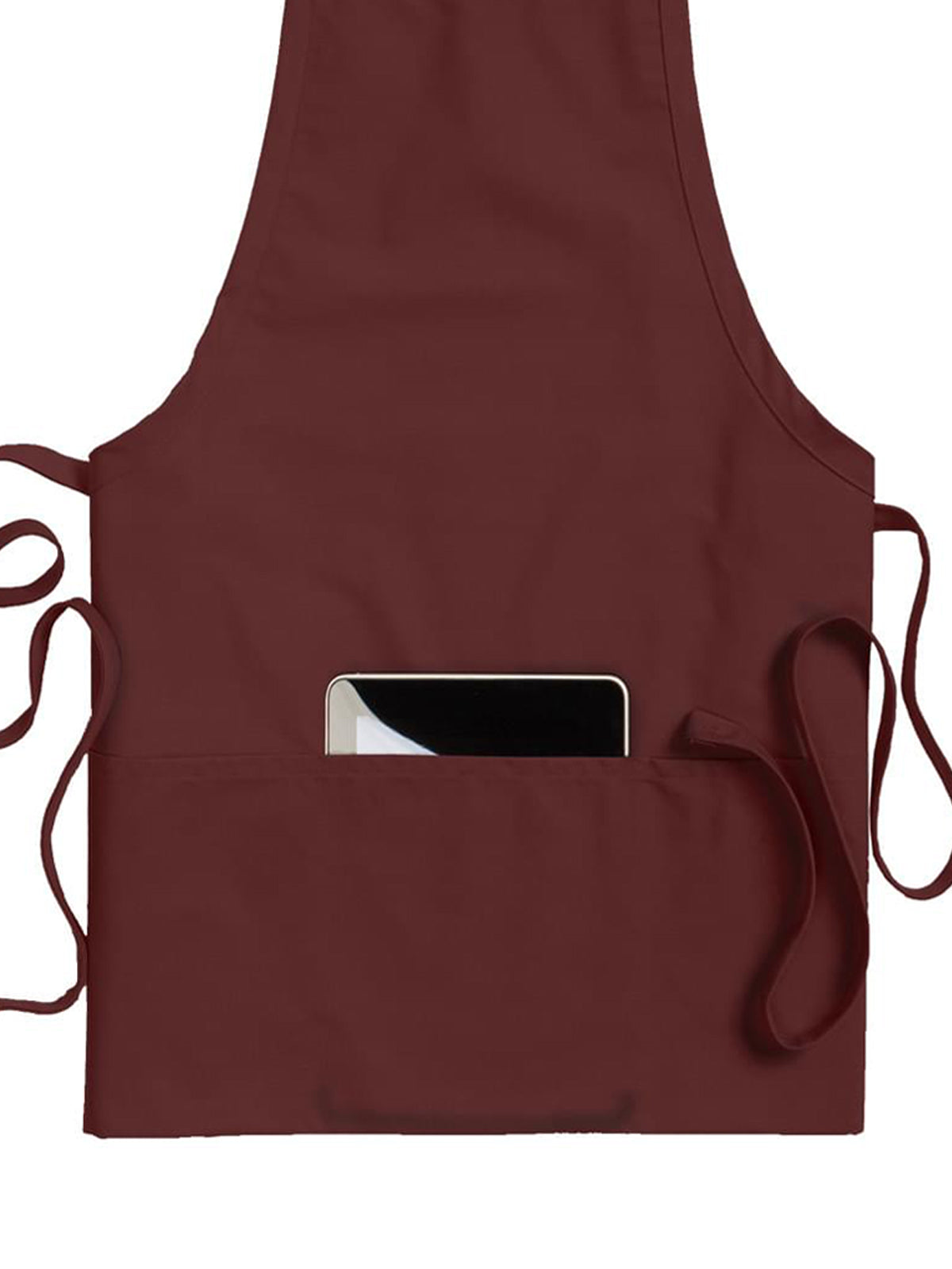 Unisex 3-Pocket Bib Apron