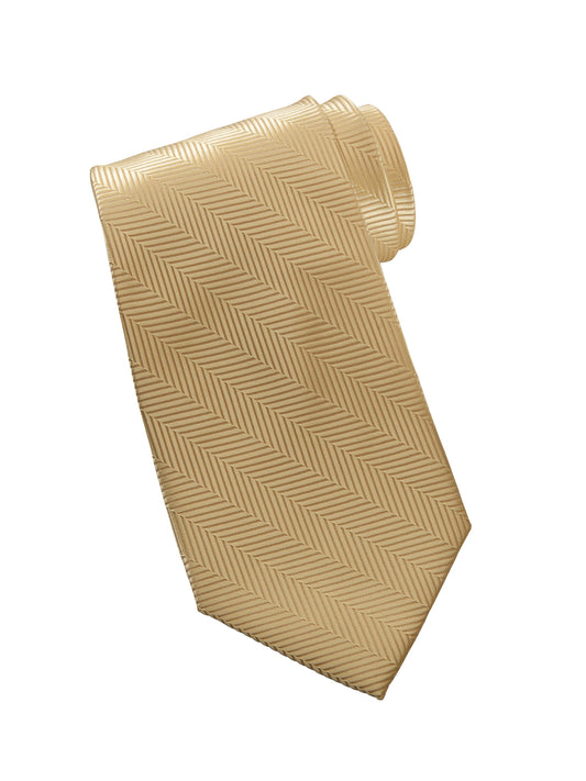 Men's Herringbone Tie - HB00 - Maize
