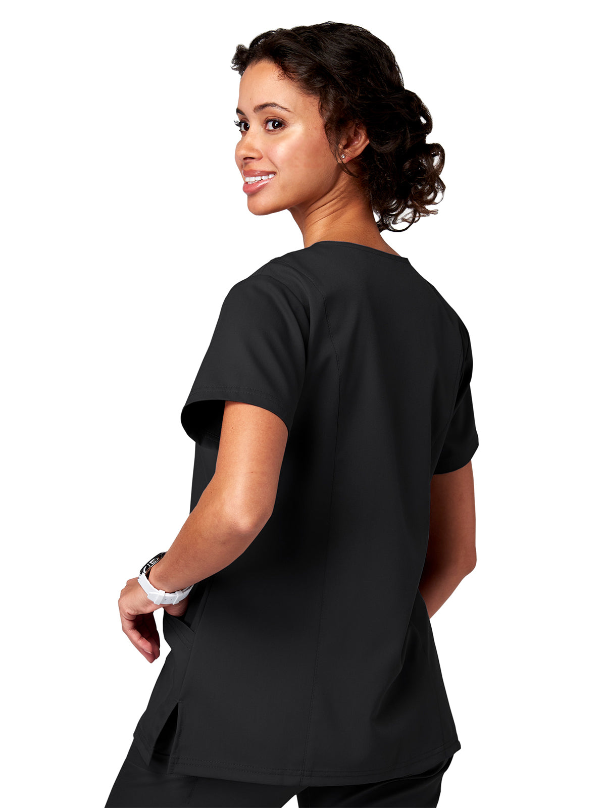 Women's 2-Pocket Ventral V-Neck Top