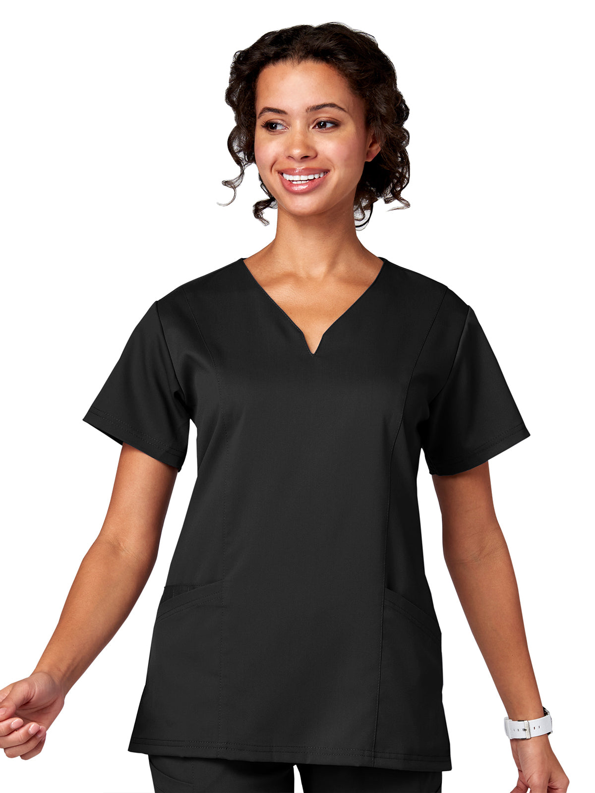 Women's 2-Pocket Ventral V-Neck Top