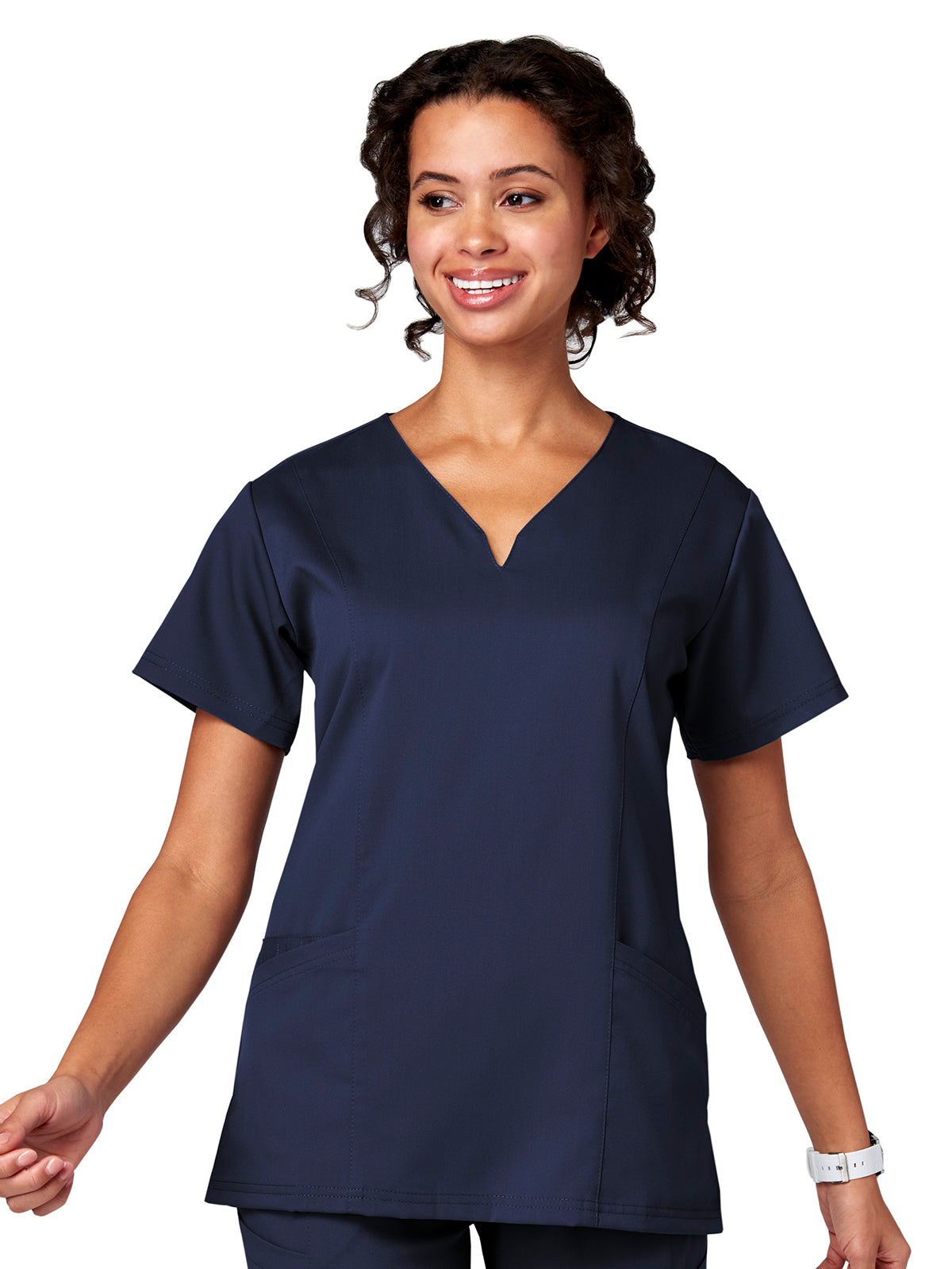 Women's 2-Pocket Ventral V-Neck Top