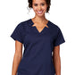 Women's 2-Pocket Notch Top - 15201 - New Navy