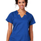 Women's 2-Pocket Notch Top - 15201 - Royal Blue