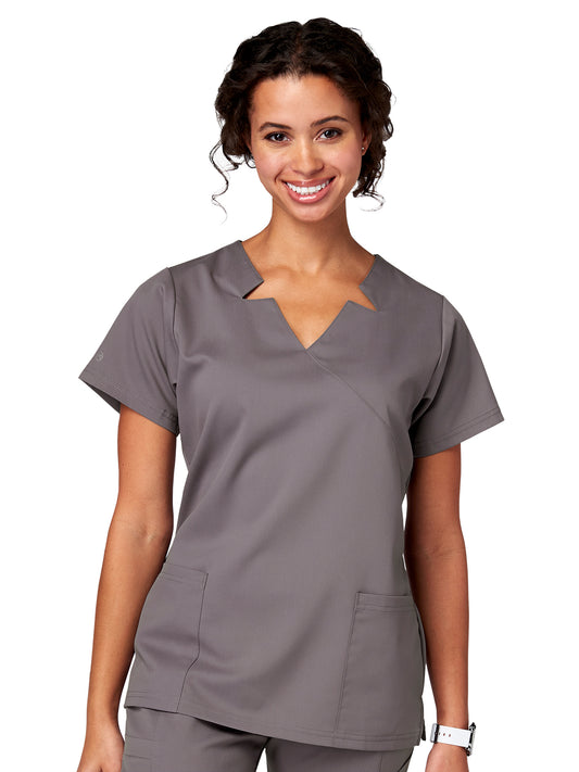 Women's 2-Pocket Notch Top