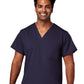 Men's 2-Pocket V-Neck Top - 15202 - New Navy