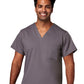 Men's 2-Pocket V-Neck Top - 15202 - Pewter