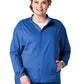 Unisex 2-Pocket Zip Front Scrub Jacket