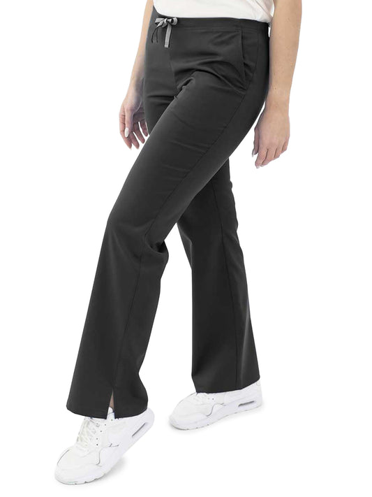 Women's 3-Pocket Front Flat Cargo Pant - 15226 - Black