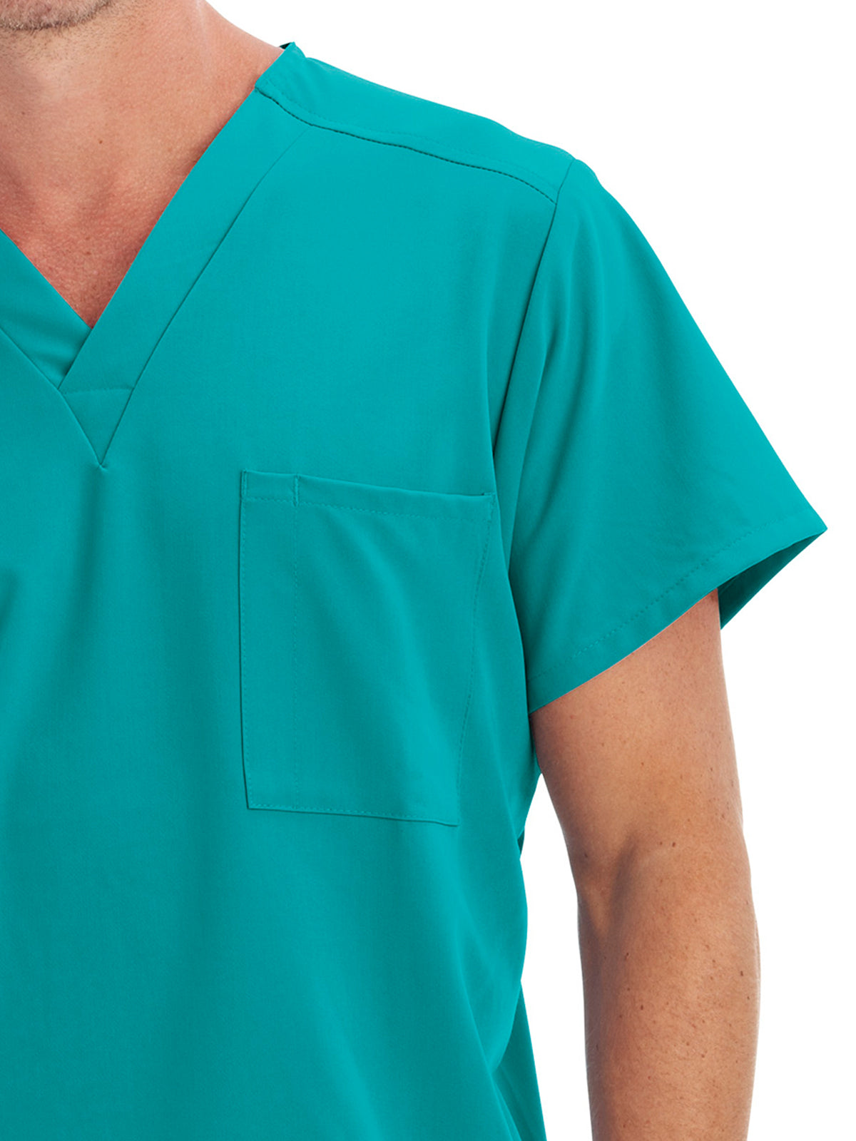 Unisex 1-Pocket V-Neck Scrub Top