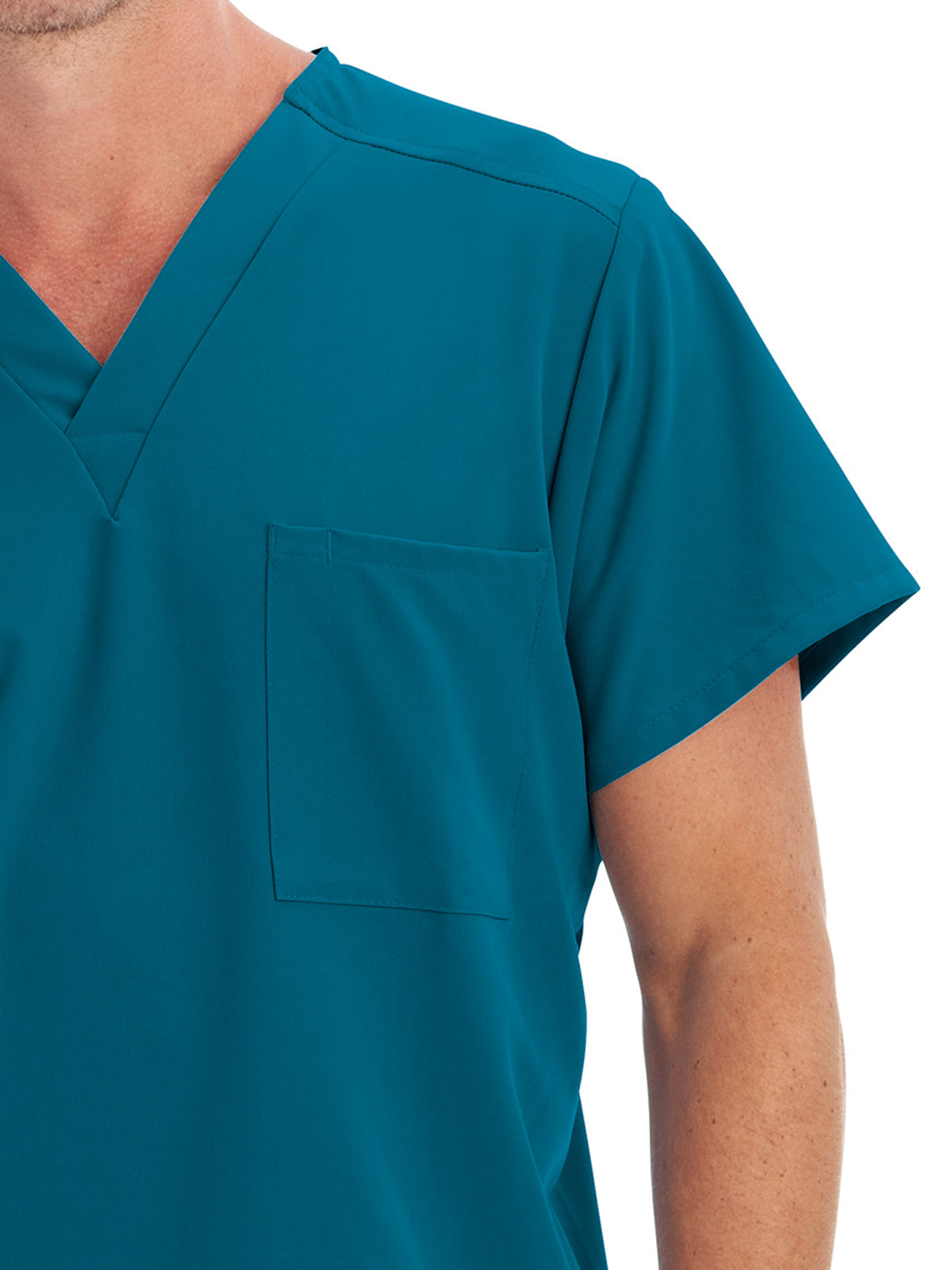 Unisex 1-Pocket V-Neck Scrub Top