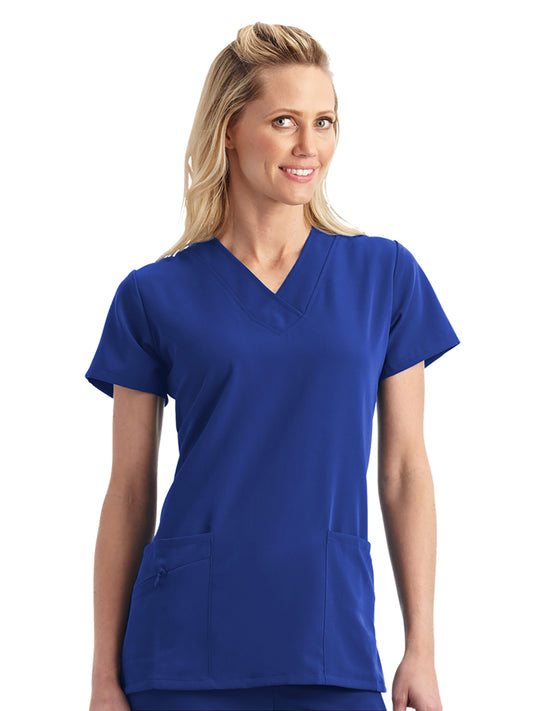 Women's 2-Pocket Scrub Top