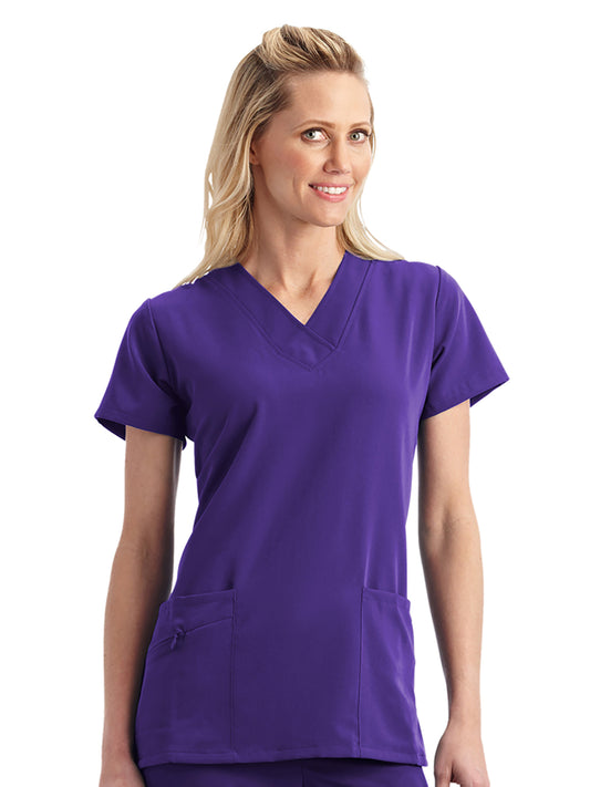 Women's 2-Pocket Top - 2206 - Purple