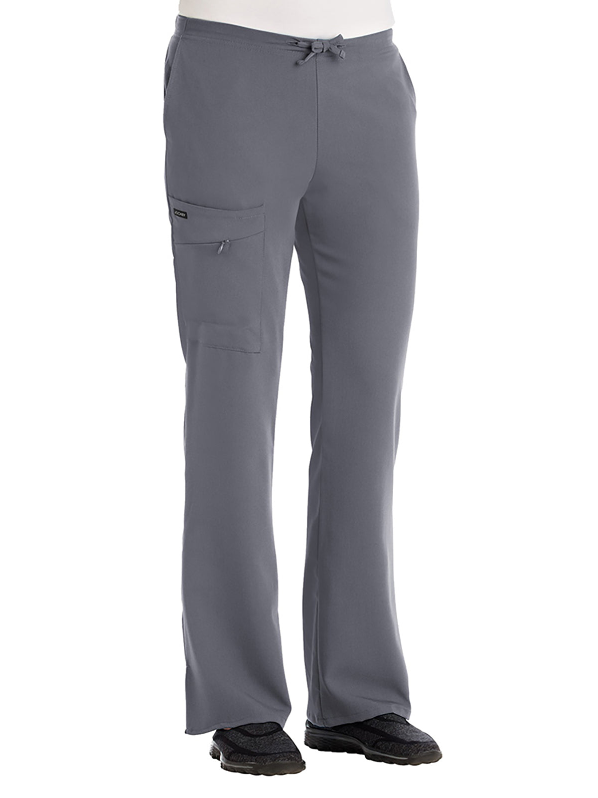 Women's 2-Pocket Elastic Waist Pant - 2249 - Pewter