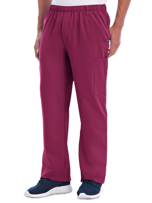 Men's 7-Pocket Full Elastic Pant - 2305 - Plumberry/Wine