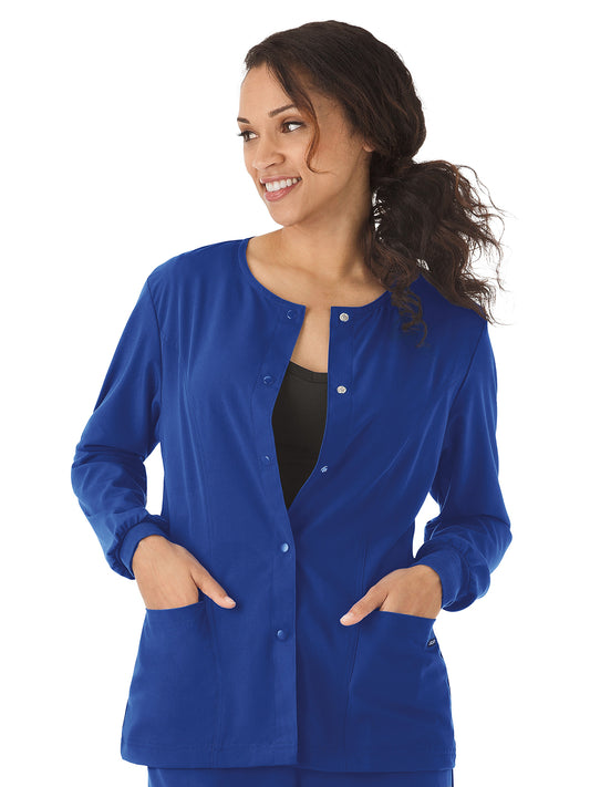 Women's 3-Pocket Snap Front Jacket - 2356 - Galaxy Blue