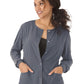 Women's 3-Pocket Snap Front Scrub Jacket