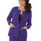 Women's 3-Pocket Snap Front Scrub Jacket