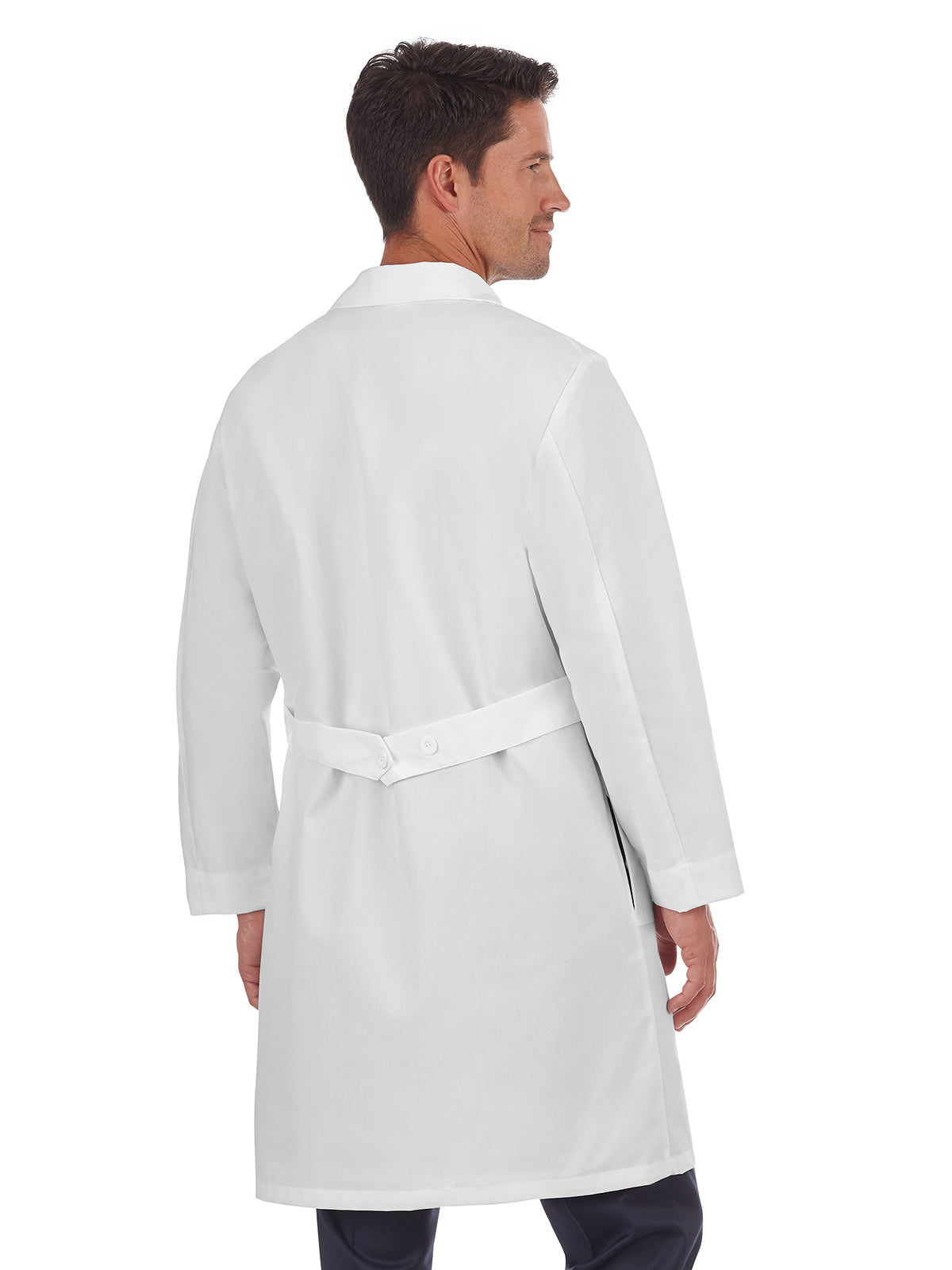 Unisex Four-Pocket 40" Full-Length Classic Lab Coat