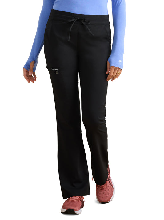 Women's 6-Pocket Tessa Boot Cut Pant - 008 - Black