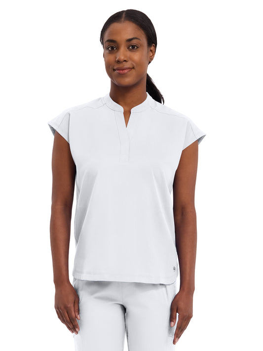Women's 2-Pocket Journey Relaxed Fit Top - 2152 - White
