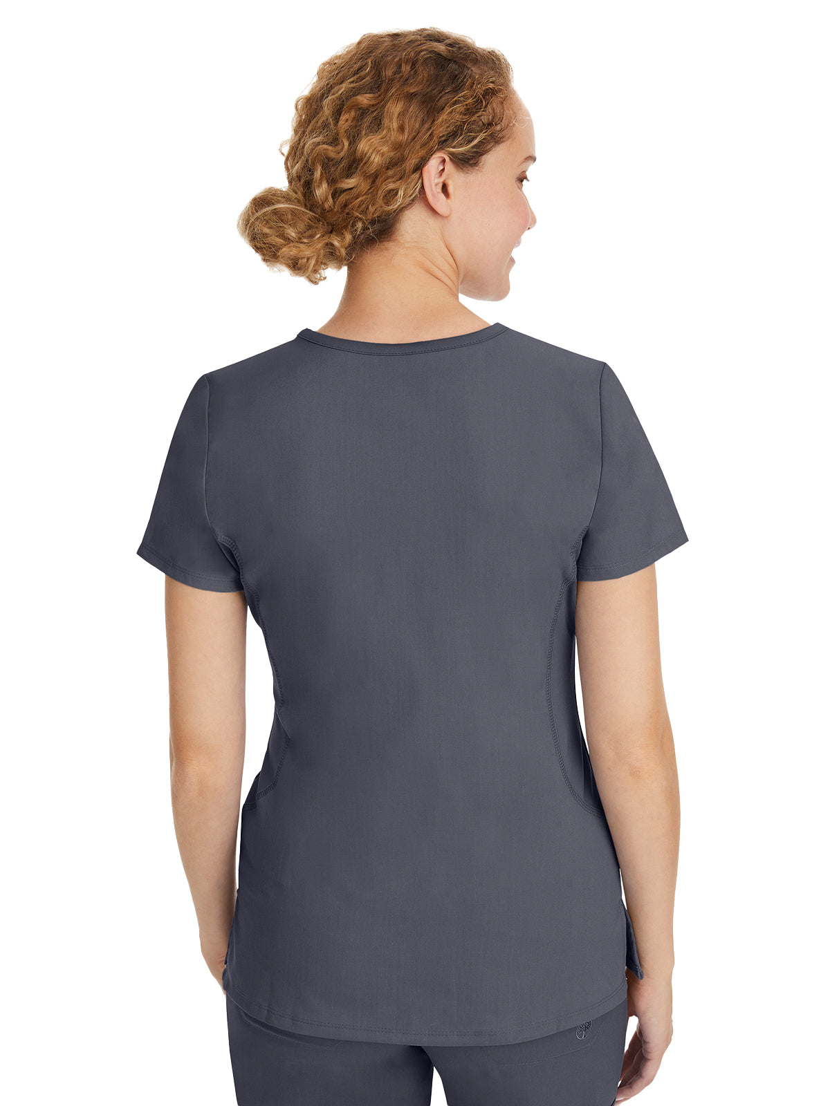 Women's 2-Pocket Juliet Stylish V-Neck Top