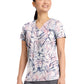 Women's V-Neck Print Top - 2266 - Serene Safari
