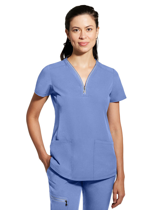 Women's 3-Pocket V-Neck Top