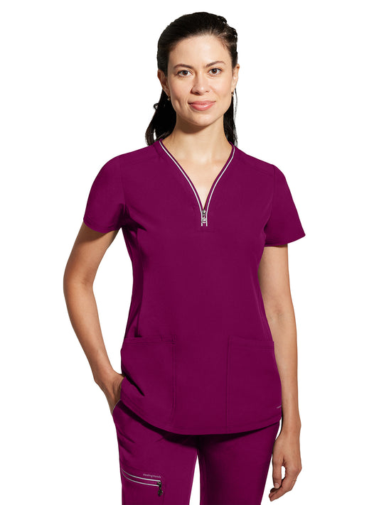 Women's 3-Pocket V-Neck Top