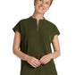 Women's 2-Pocket Mandarin Collar Top