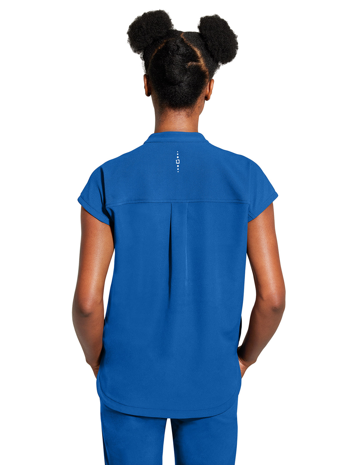 Women's 2-Pocket Mandarin Collar Top