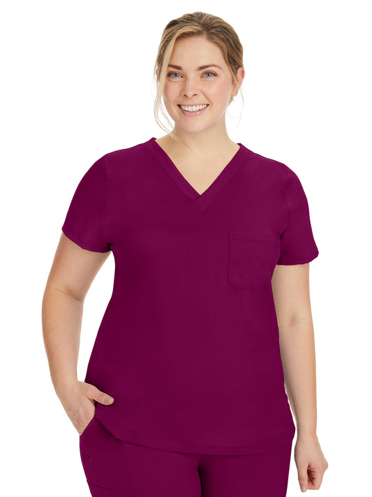 Women's Two-Way Stretch Fabric Top