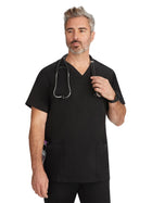 Men's 3-Pocket Jake Utility Snap Tab Top - 2331 - Black