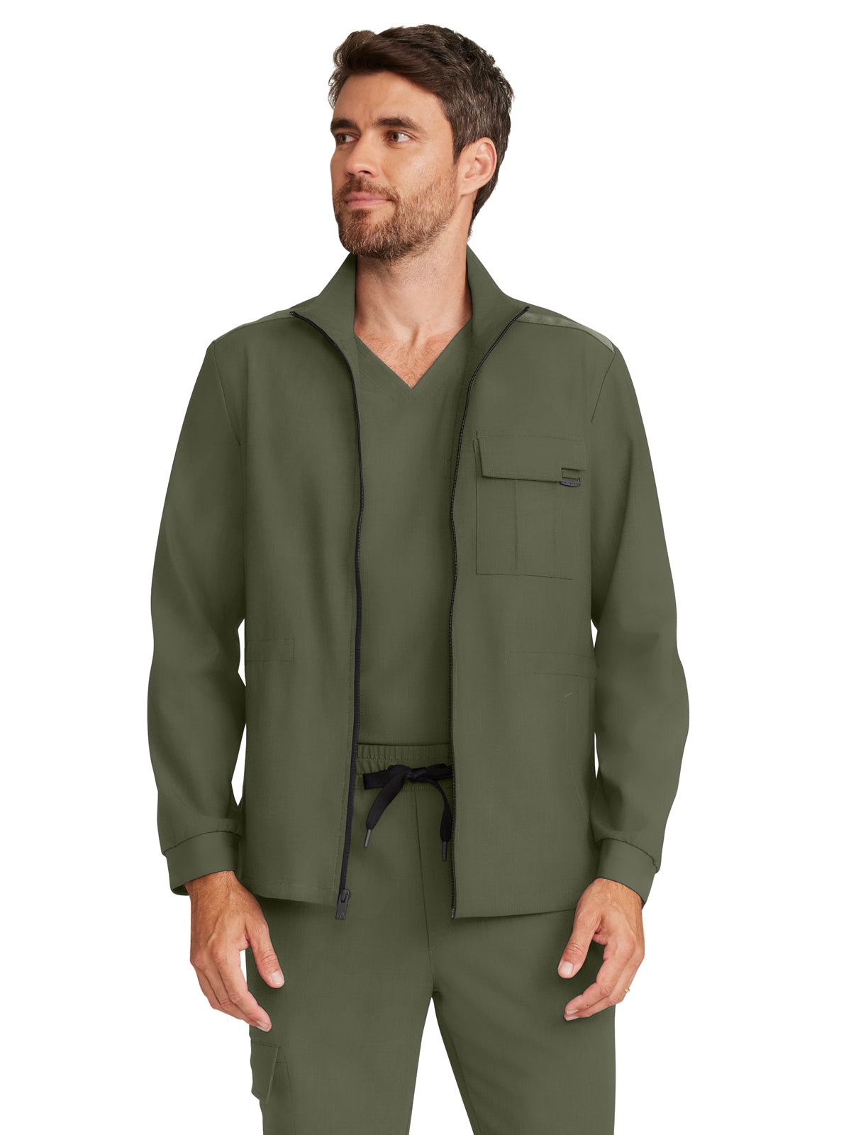 Men's 4-Pocket Utility Jacket - 361 - Olive