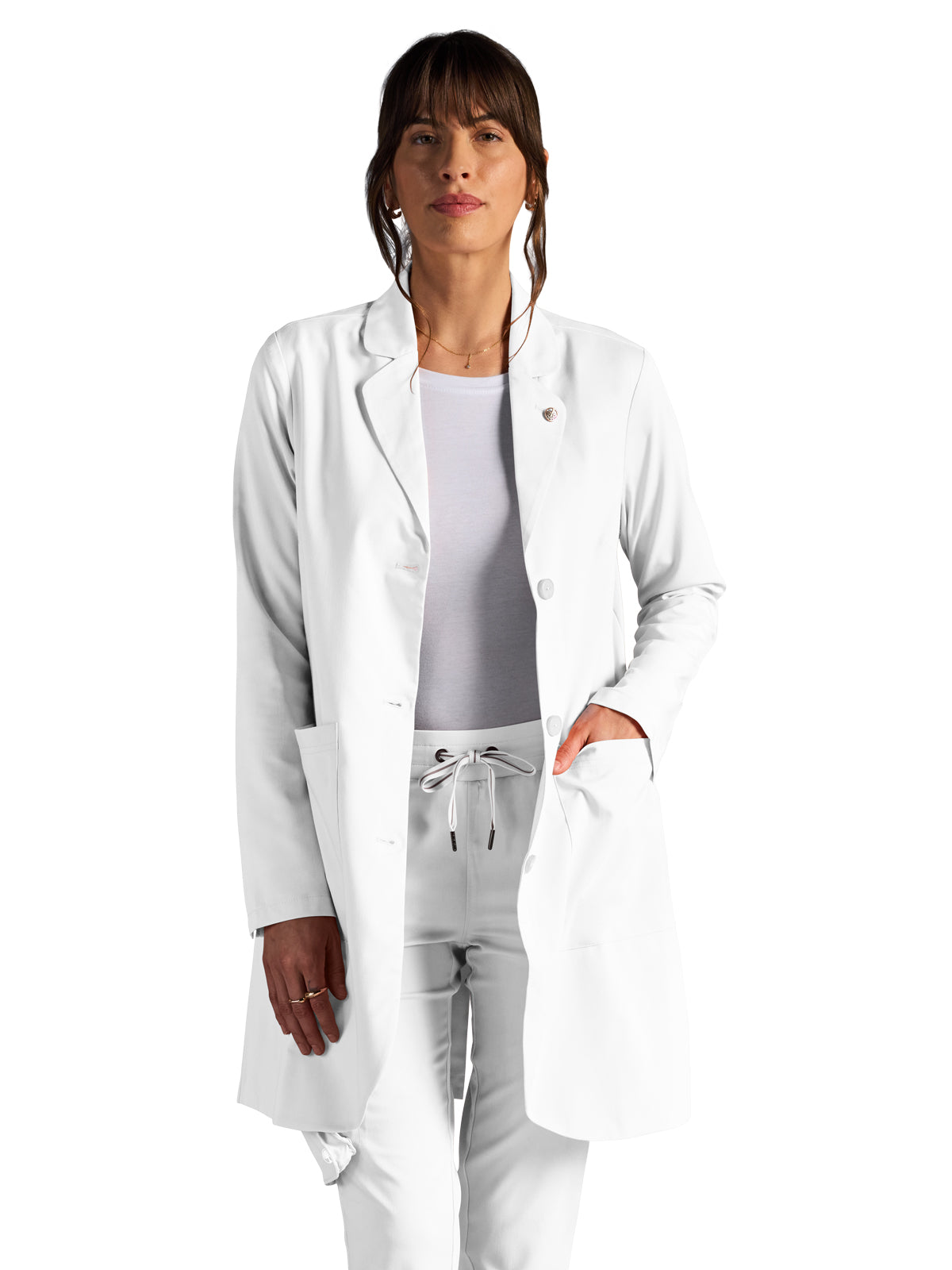 Women's Vera 34" Modernist Lab Coat