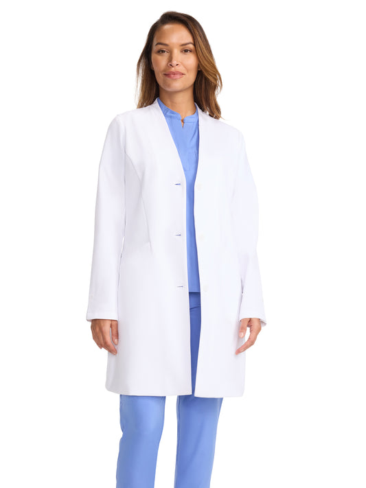 Women's 5-Pocket 34" Lab Coat - 403 - White
