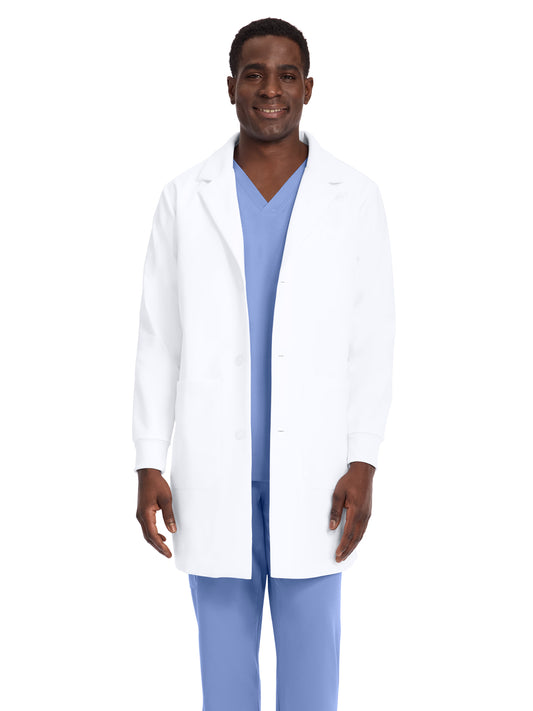 Men's 6-Pocket 36.25" Lab Coat - 406 - White