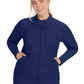 Women's Mandarin Collar Scrub Jacket