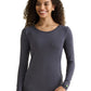 Women's Pocketless Melissa Long Sleeve Underscrub Tee - 5047 - Charcoal