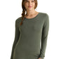 Women's Pocketless Melissa Long Sleeve Underscrub Tee - 5047 - Olive