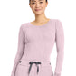 Women's Pocketless Melissa Long Sleeve Underscrub Tee - 5047 - Pink Pearl