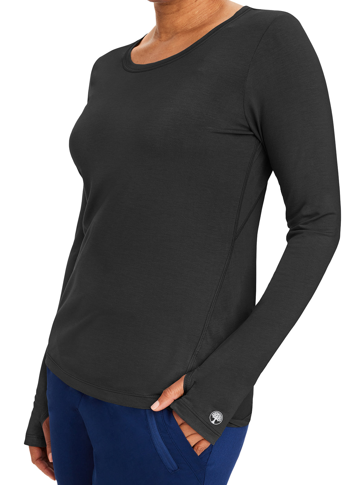 Women's Pocketless Mackenzie Crew Neck Underscrub Tee