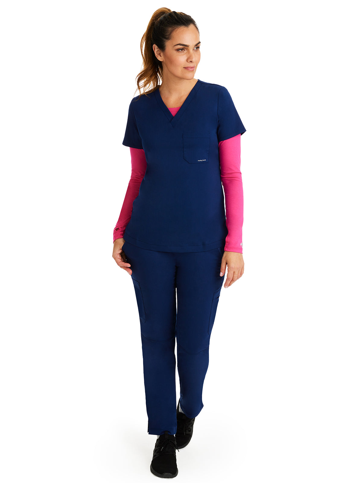 Women's Pocketless Mackenzie Crew Neck Underscrub Tee