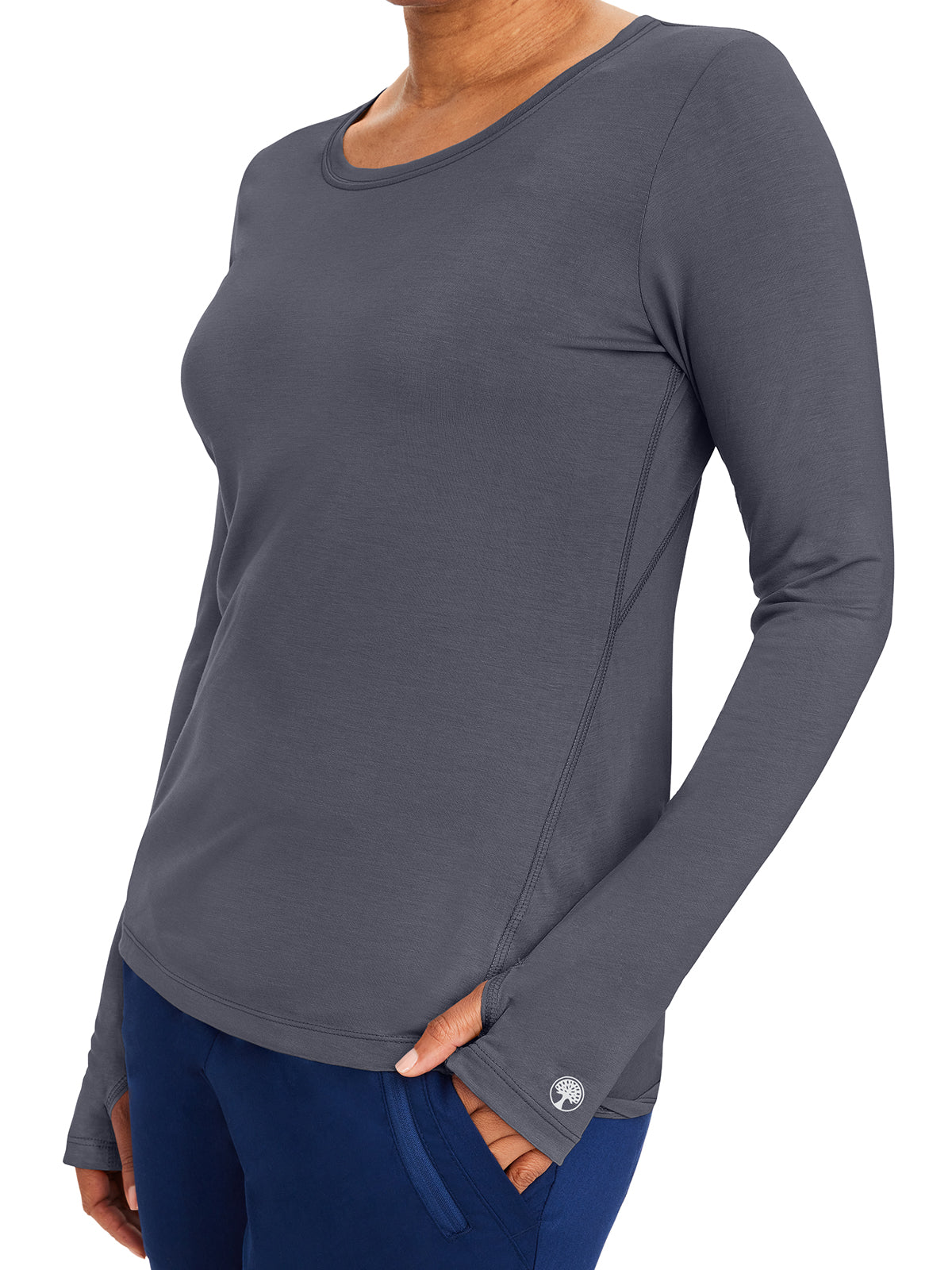 Women's Pocketless Mackenzie Crew Neck Underscrub Tee