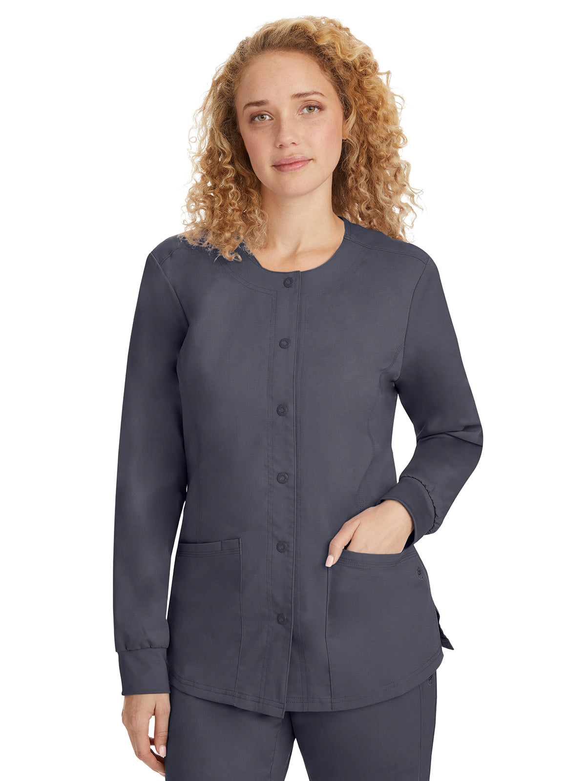 Women's Snap-Front Scrub Jacket